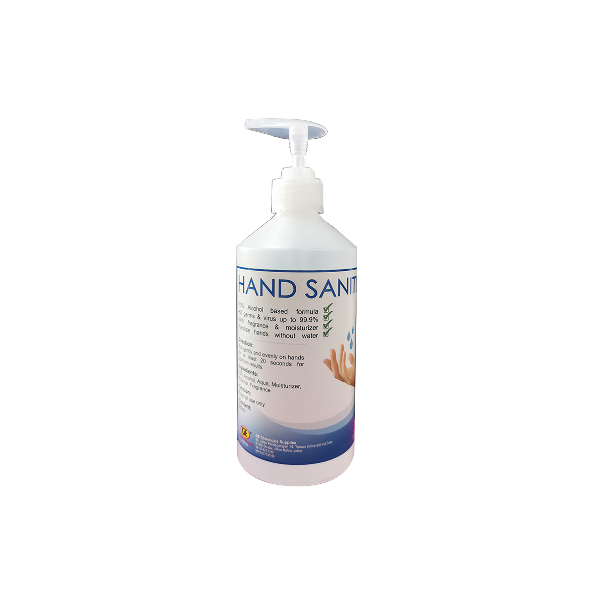 Hand sanitizer Pump 500ml